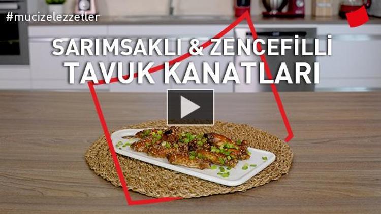 Sarımsaklı Zencefilli Tavuk Kanatları