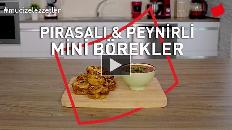 Pırasalı Peynirli Mini Börekler