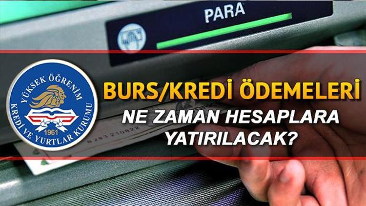 KYK burs ve krediler hesaplara ne zaman yatacak Burs ödemeleri ayın kaçında yapılıyor