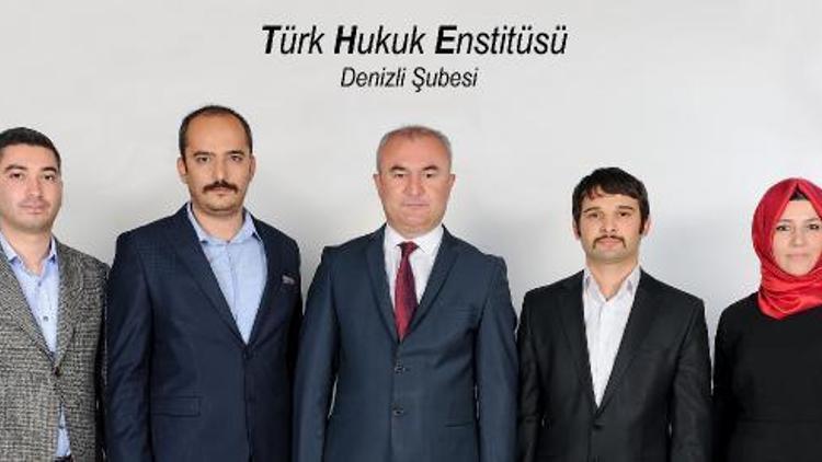 Türk Hukuk Enstitüsü Derneği Denizli Şubesi kuruldu