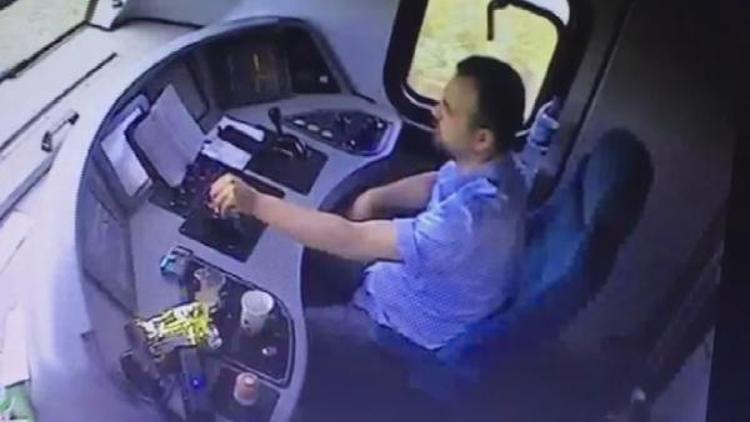 Çorludaki tren kazasının güvenlik kamerası görüntüleri