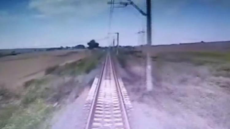 ek fotoğraflar//Çorludaki tren kazasının güvenlik kamerası görüntüleri