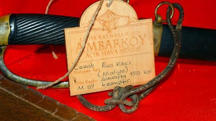 Ambarköy Açık Hava Müzesi’nde, ‘Cezalı Rus Kılıcına ilgi