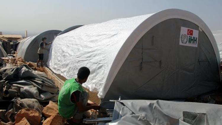 İHH: İdlib’teki, Kemmune kampı yenilendi