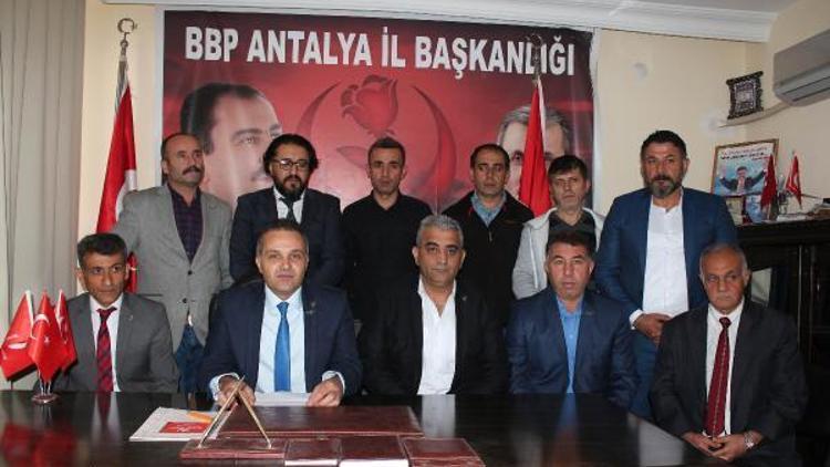 BBP Antalya il yönetimi istifa etti/ Fotoğrafı