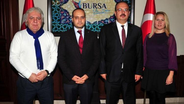 DHA Bursa Bölge Temsilciliğinden Vali Canbolata ziyaret