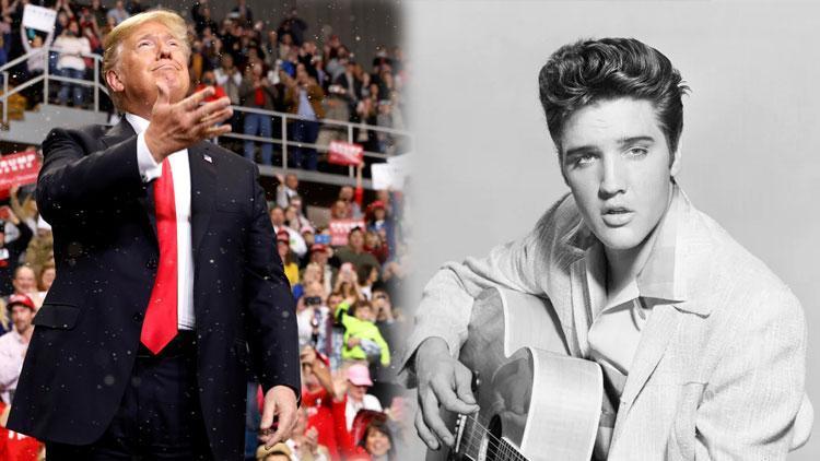 Trump: Gençliğimde beni Elvis Presleye benzetirlerdi