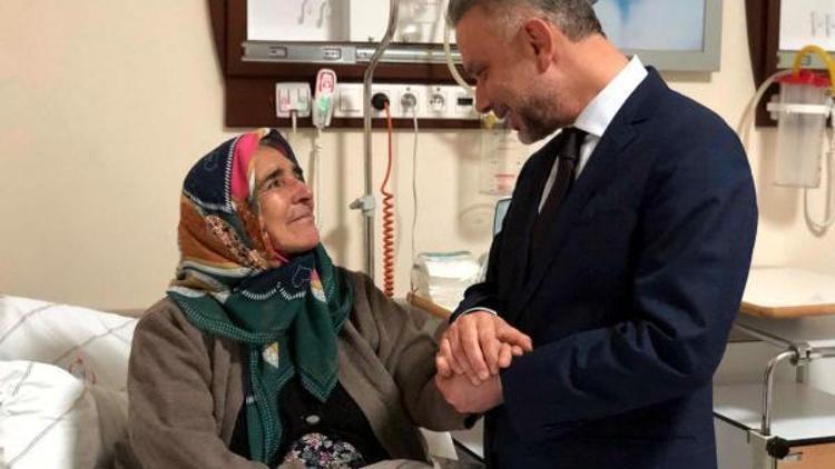 Başkan Ertürk tedavi gören vatandaşları ziyaret etti