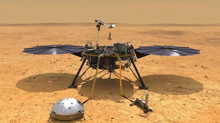InSight, Marstan yeni bir görüntü paylaştı