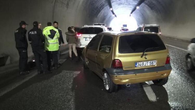 Ümraniye Tantavi Tünelinde kaza: 1 yaralı