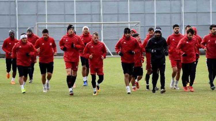 Demir Grup Sivasspor, Medipol Başakşehir maçı hazırlıklarını sürdürdü