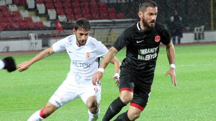 Erteleme maçında Ümraniyespor güldü