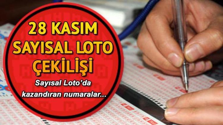 Sayısal Loto sonuçları açıklandı... 28 Kasım Sayısal Loto çekilişi Milli Piyango sorgulama ekranı