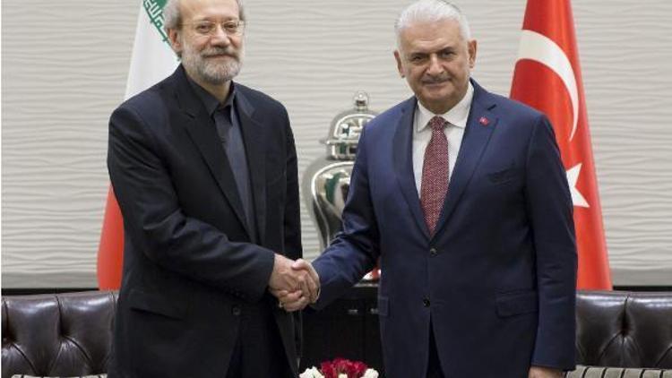 Fotoğraf // Binali Yıldırım İran Parlamento Başkanı ile görüştü
