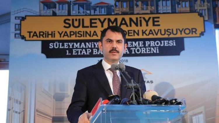 Süleymaniyenin yenileme projesinin temeli atıldı