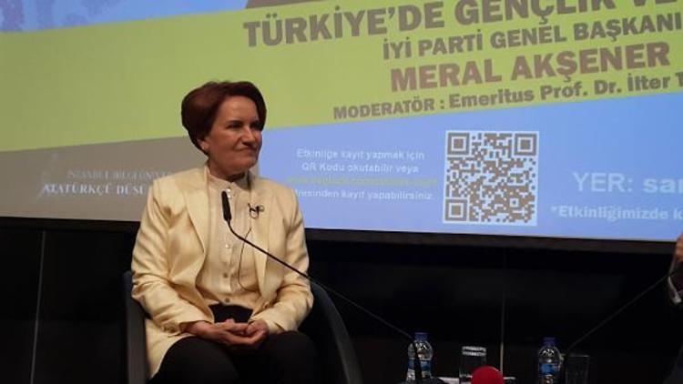 Meral Akşener: Ankaraya iki partinin ortak aday olabilir
