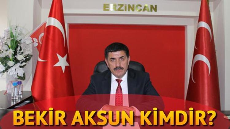 Bekir Aksun kimdir MHP Erzincan Belediye Başkan Adayı Bekir Aksun