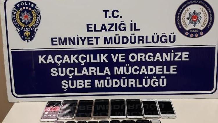 Elazığda kaçak cep telefonu operasyonu