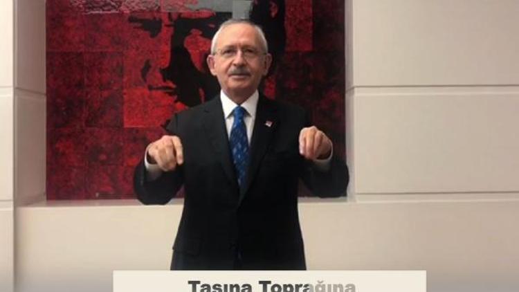 Kılıçdaroğlu işaret diliyle Bir Başkadır Benim Memleketim dedi