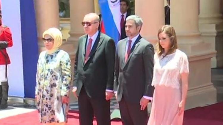 Cumhurbaşkanı Erdoğan Paraguayda