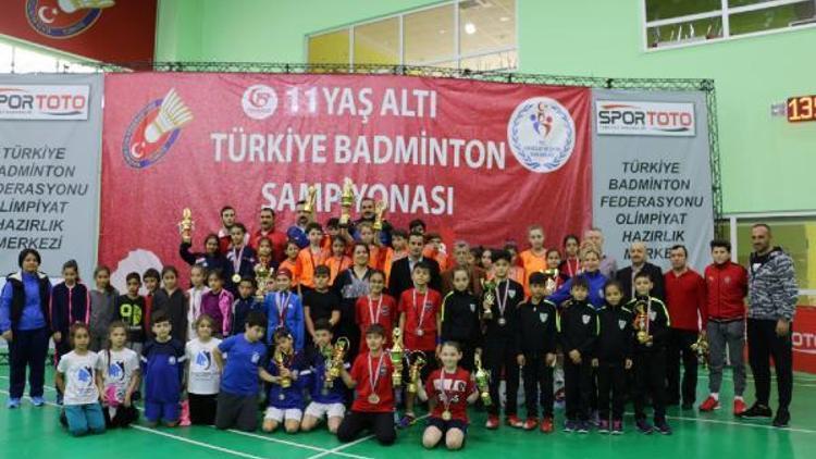 Badmintonda 11 Yaş Altı Türkiye Şampiyonası sona erdi