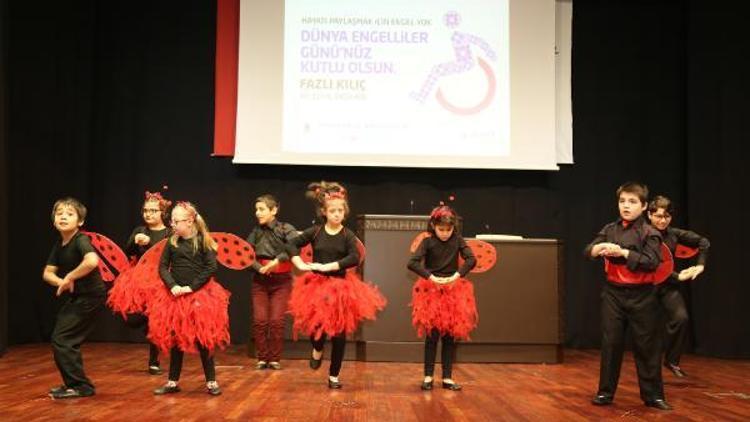 Engelli çocuklar Kağıthane’de performans sergiledi