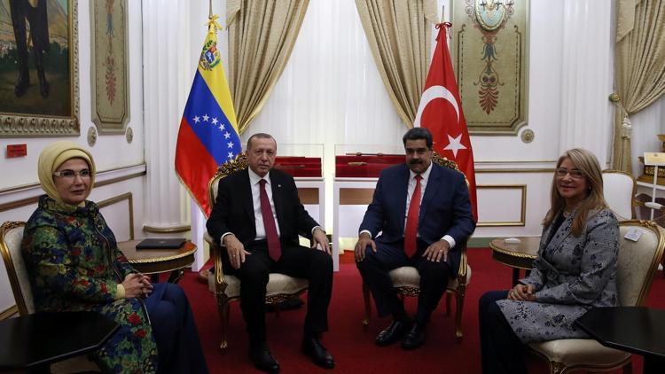 Cumhurbaşkanı Erdoğan Venezueladan ayrıldı