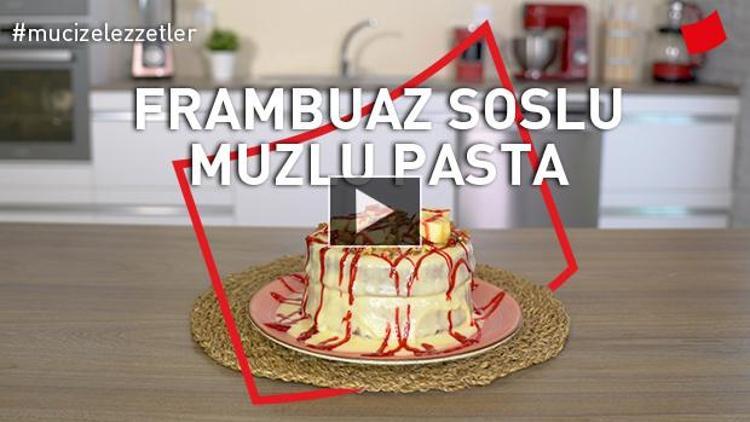 Frambuaz Soslu Muzlu Pasta