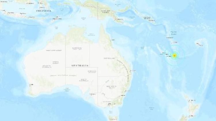 Pasifik Okyanusu’nda 7.5 büyüklüğünde deprem