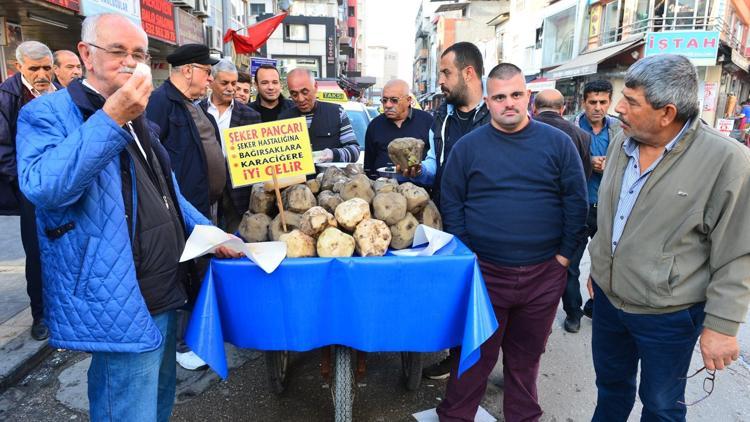 Tarlada kalan şeker pancarı, tablada yok satıyor