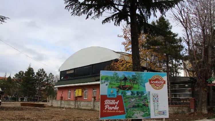 Seydişehir Belediyesi, Millet Parkı çalışmalarına başladı