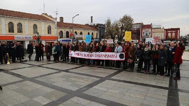 Edirne Kadın Dayanışmasından, 5 Aralık Kadın Hakları Günü kutlaması