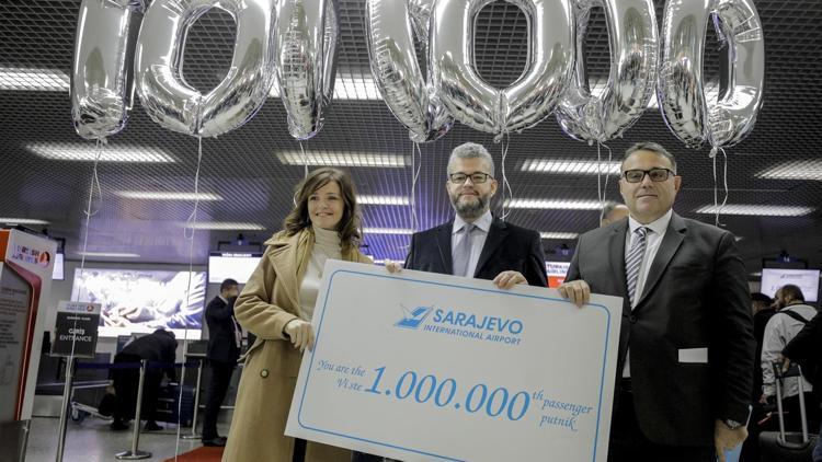 Uluslararası Saraybosna Havalimanında 1 milyon yolcu rekoru
