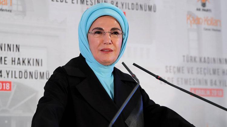 Emine Erdoğan:  Kadınlarımızın yerel yönetimlerde söz sahibi olmasını destekliyoruz