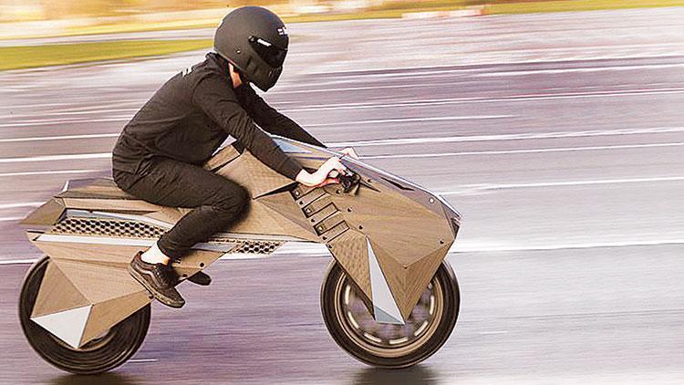 3D elektrikli motosiklet