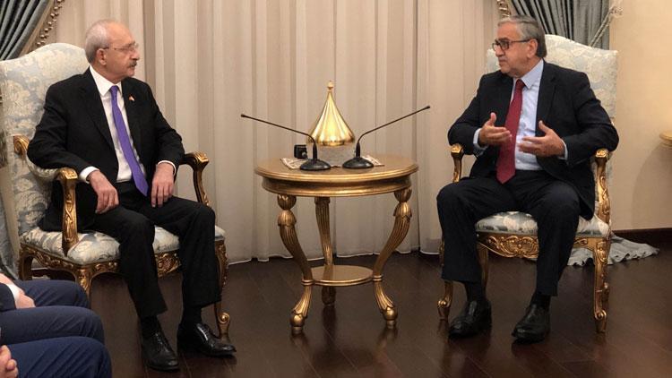 Kılıçdaroğlu, KKTC Cumhurbaşkanı Akıncı ile görüştü