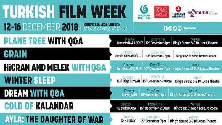 Londra’da Türk Filmleri haftası başlıyor
