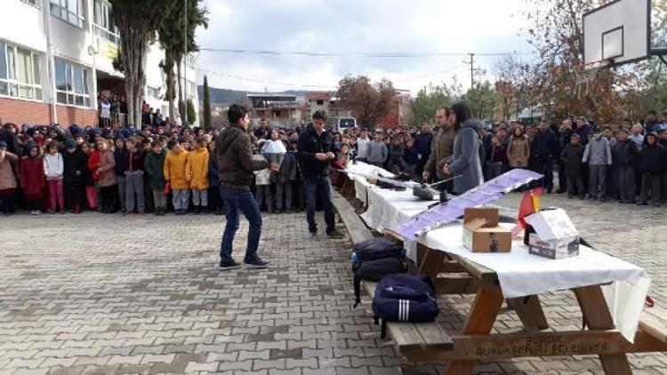 Öğrencilere drone hakkında bilgi verdiler