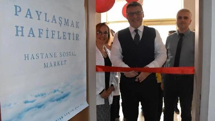 Turgutlu Devlet Hastaneside Sosyal Market açıldı