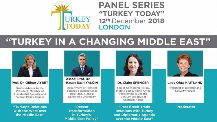 Londrada Değişen Ortadoğu’da Türkiye” paneli