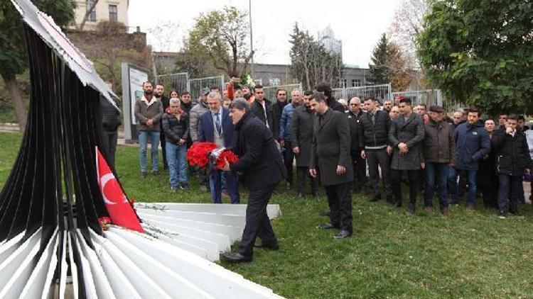 Beşiktaş şehitleri için anma töreni yapıldı