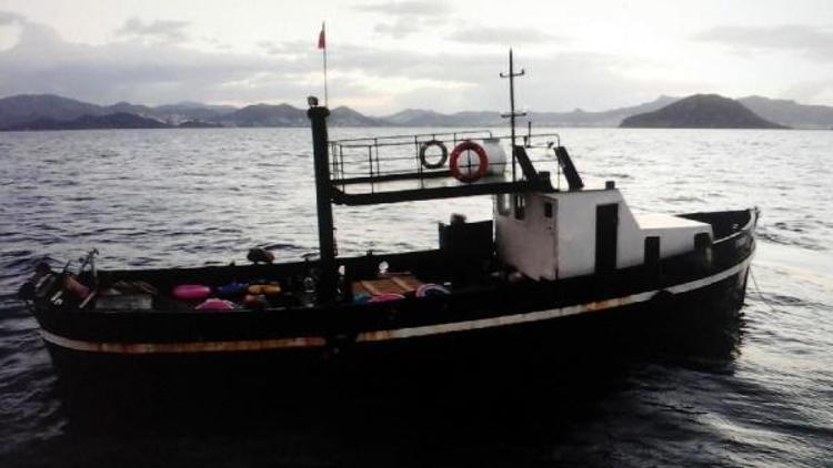 Bodrumda teknede 112 kaçak yakalandı
