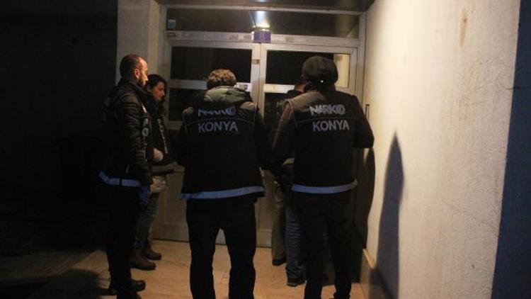 Konya merkezli iki ilde uyuşturucu operasyonu: 4 gözaltı