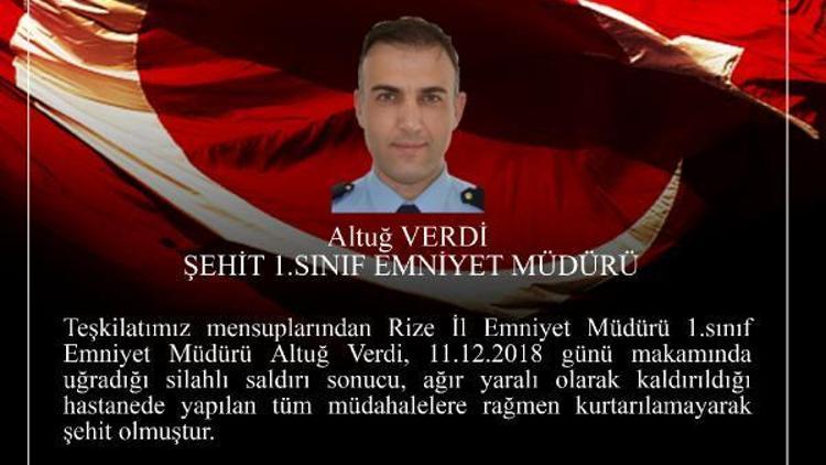 Rize Emniyet Müdürü silahlı saldırıda şehit oldu (5)