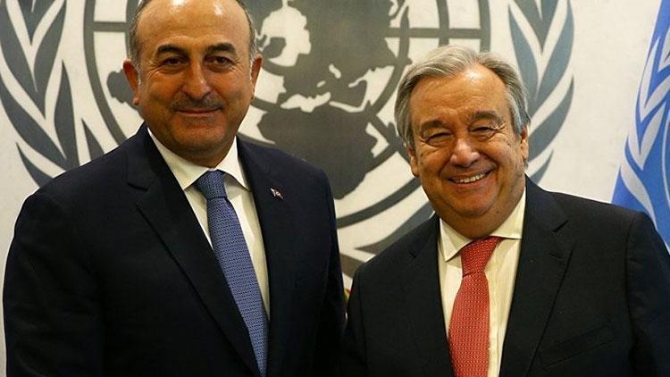 Bakan Çavuşoğlu, Guterres ile görüştü