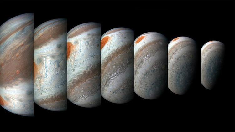 Jüpiterin yeni fotoğrafları paylaşıldı