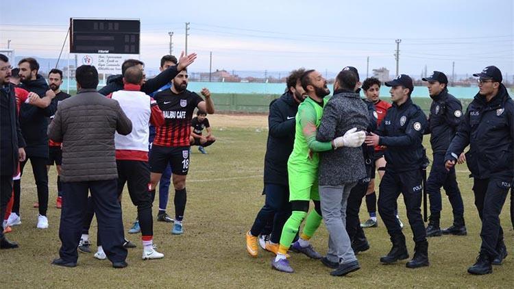 Aksaray’da amatör maç sonrası kavga