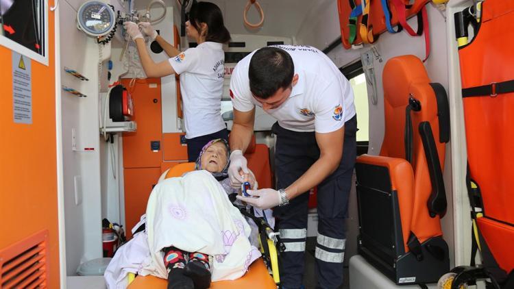 40 bin vatandaşa ücretsiz ambulans hizmeti