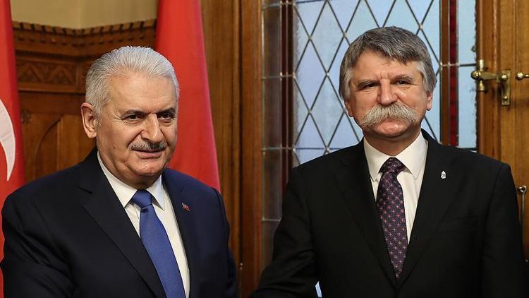 Yıldırım Macaristanda Köver ve Orban ile görüştü