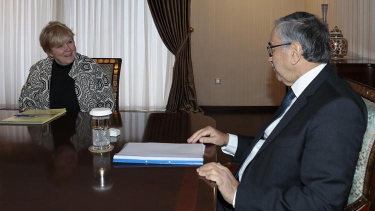 KKTC Cumhurbaşkanı Akıncı BM Temsilcisi Lute ile görüştü